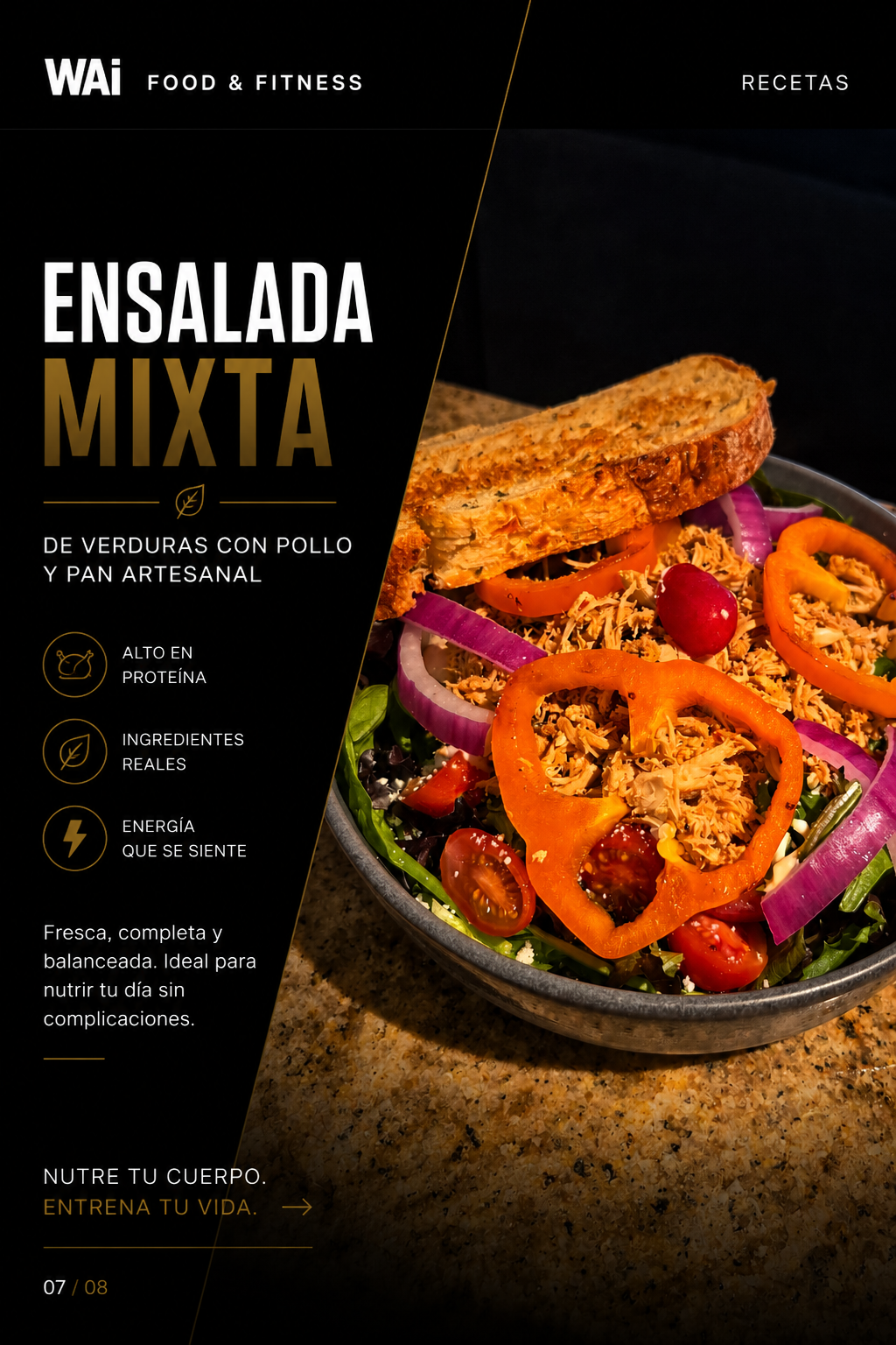 Receta de ensalada mixta