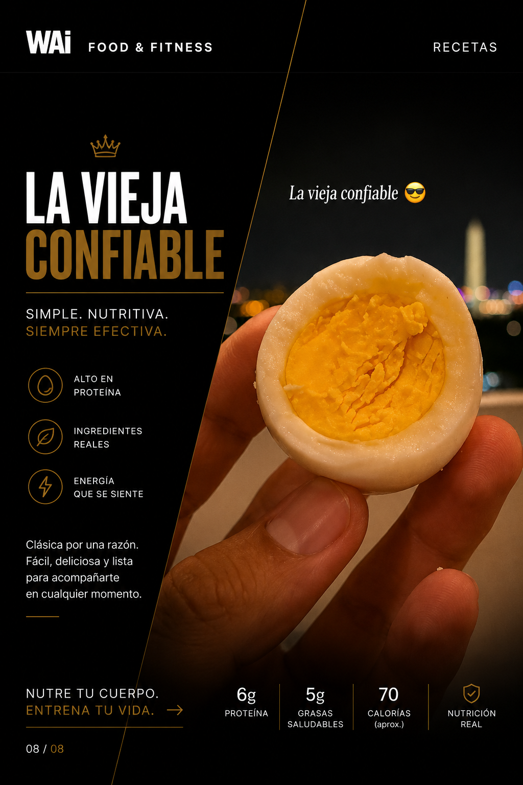 Receta de huevo hervido