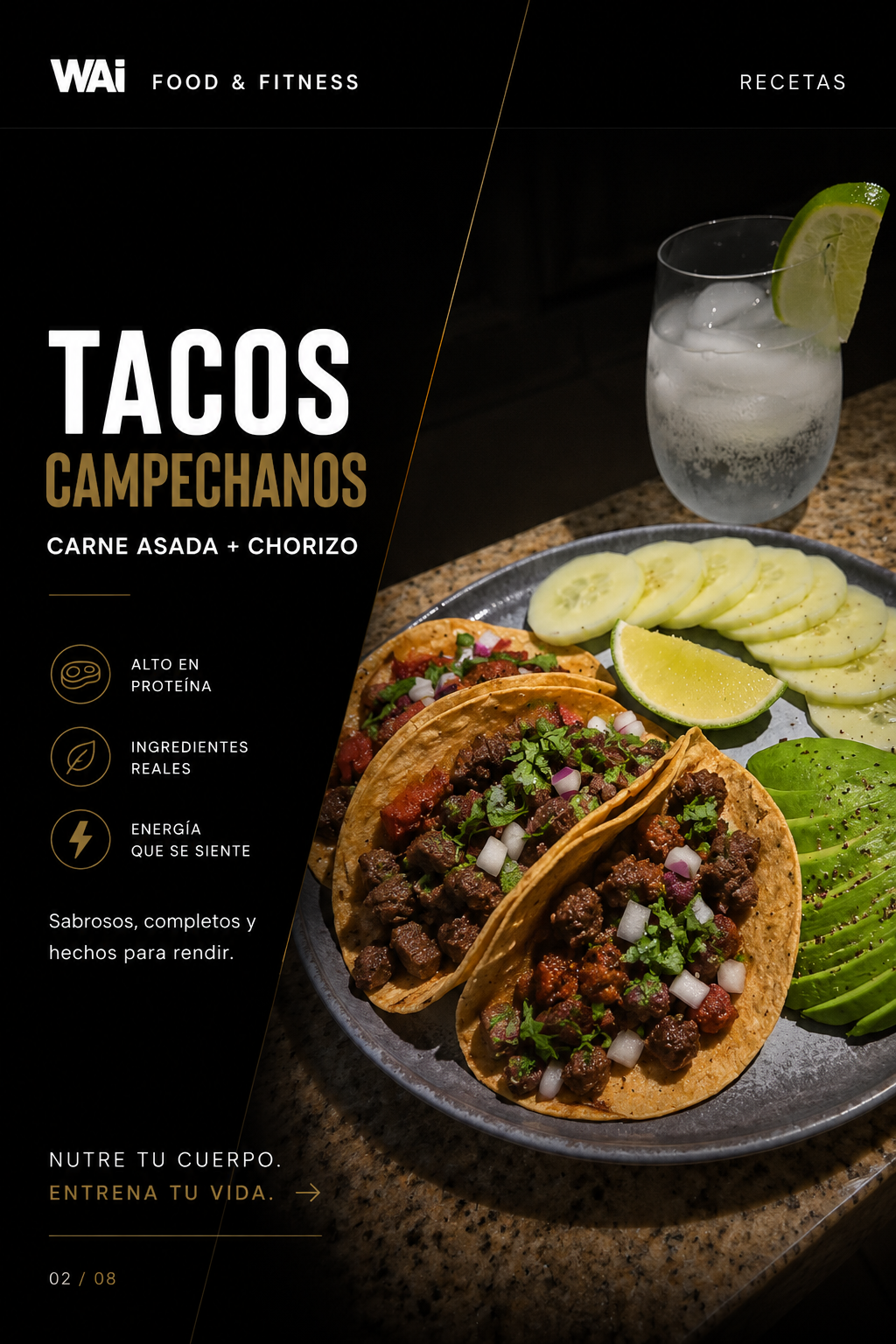 Receta de tacos de carne